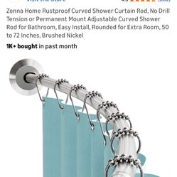Curved Shower Rod