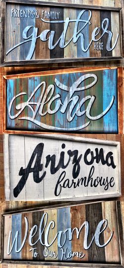 Shabby chic country rustic western business home restaurant decor wood sign pallet sign