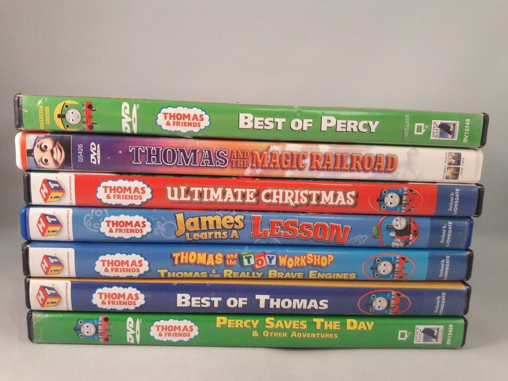 Thomas the train dvd (lot of 7)