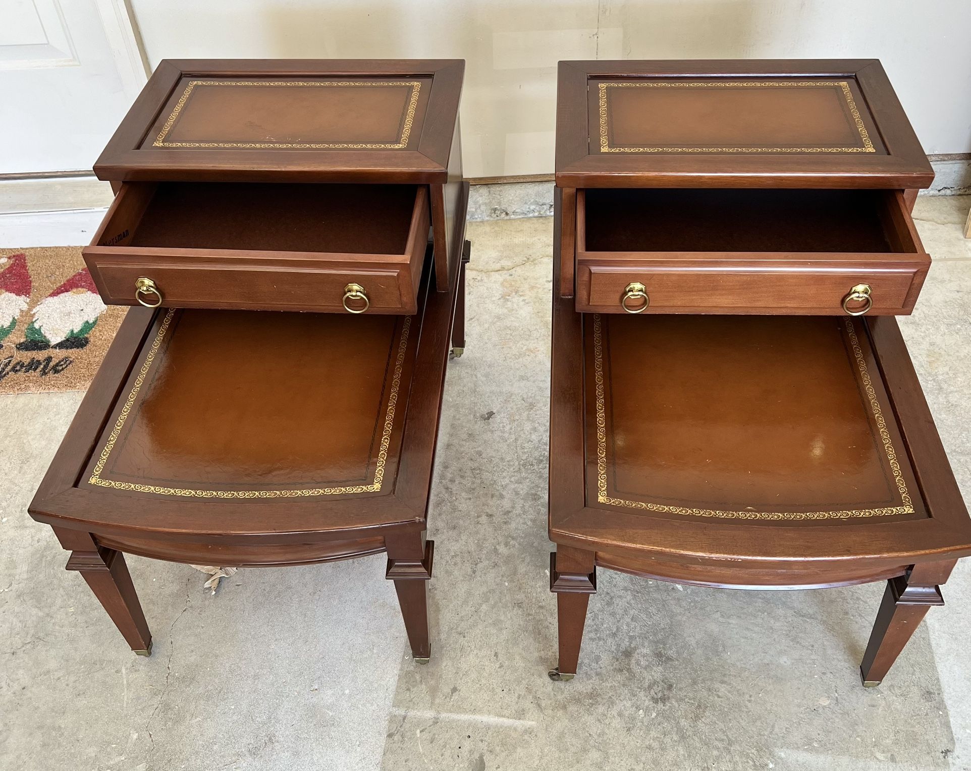 1940’ Vintage Mid Century Mersman Side Tables