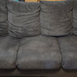 3 Seat Couch Blue