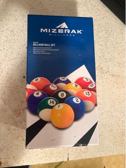 Mizerak Deluxe Billiard Ball Set
