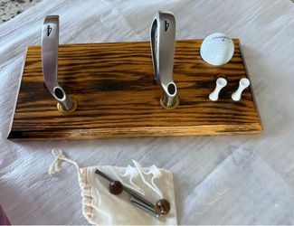 Brand New!Handmade Golf Hat/Coat Rack, Hardware Included
