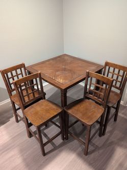 Table Set with 4 Chairs