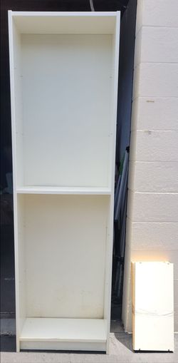 Tall White Bookshelf
