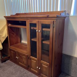 VINTAGE Hardwood Cabinet - Like New