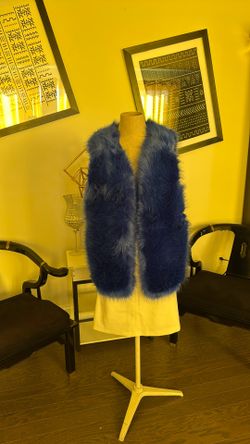  Blue Fur Jacket