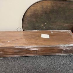 59’’x16’’x14’’ Brown TV Stand 2 Storage Drawers