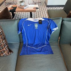 Nike Brazil Soccer Retro Jersey New with Tags