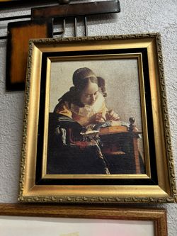 The Lace Maker By Johannes Vermeer, 13” X 11.25”