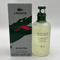 Lacoste BOOSTER EDT 4.2 oz 125Ml New Open Box Authentic 2020 Formula *See Details*