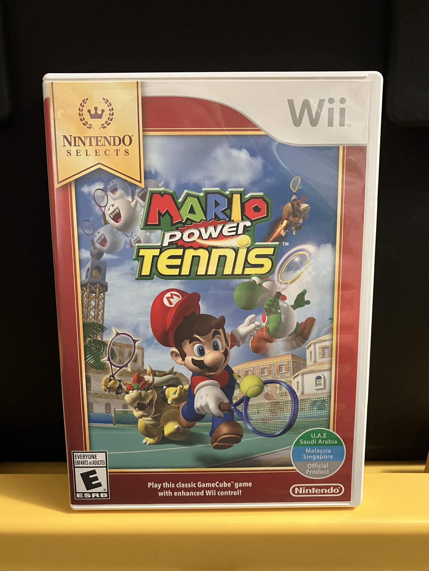 Mario Power Tennis for Nintendo Wii video game console system super bros