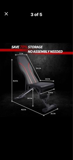 Brand new adjustable benches