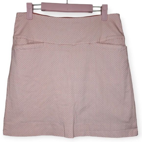 S.C.& Co Coral White Stretch Athletic Active Skirt Short Skort