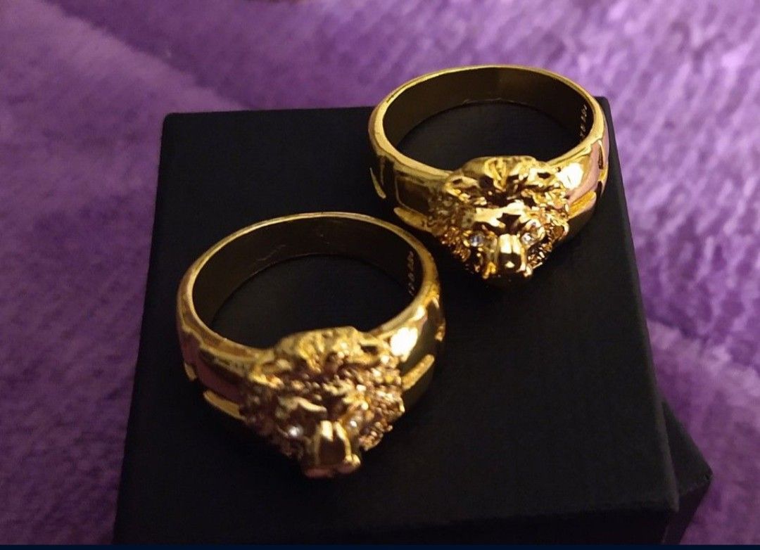 18K GOLD Men's LION KING Wedding Ring