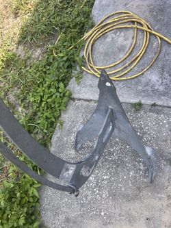 Large Plow Boat Anchor