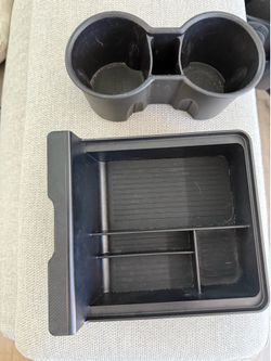 Tesla Model 3 (2021-2023) accessories - console tray & cup holder