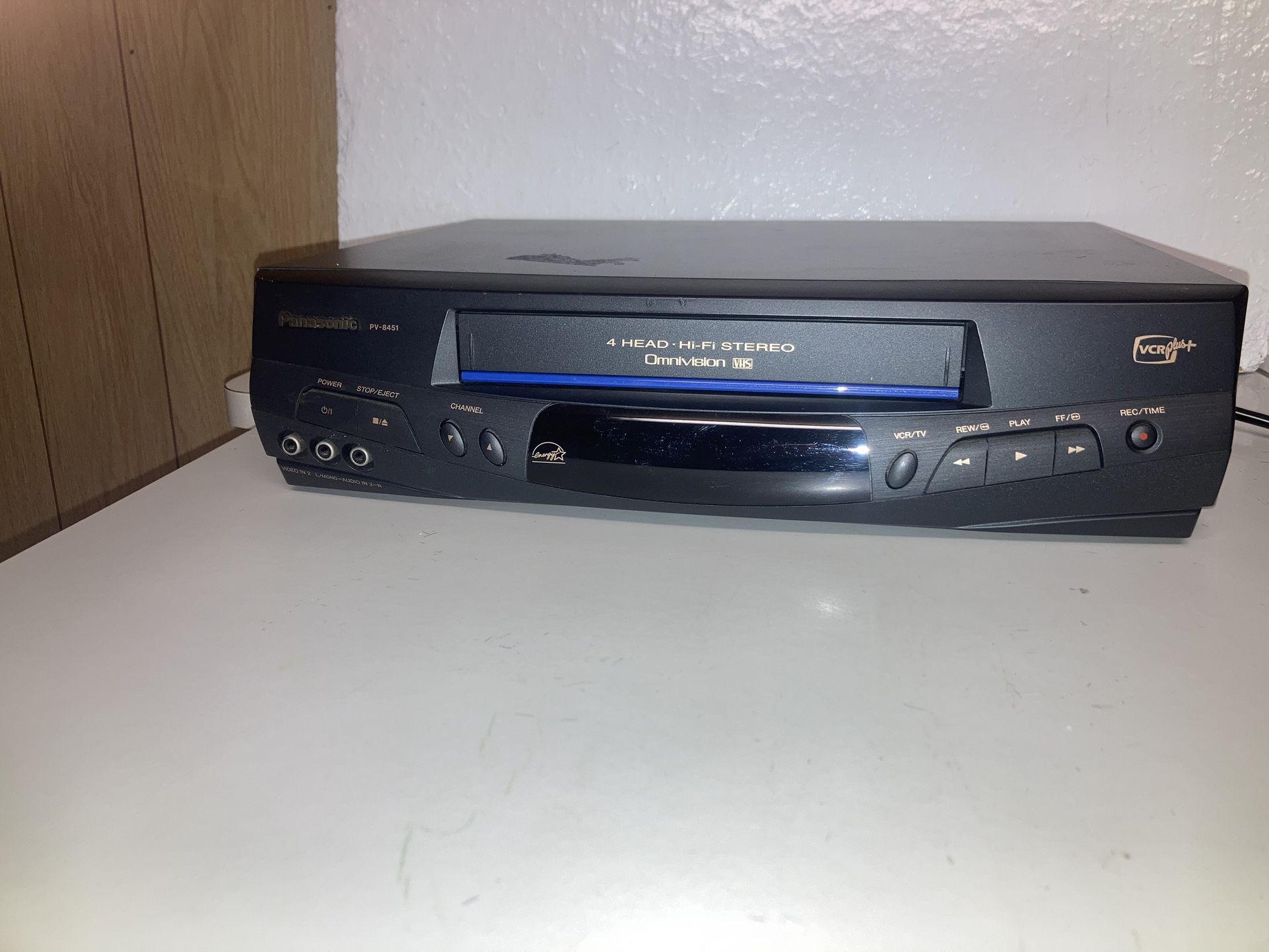 Panasonic Omnivision 4 Head VHS/VCR PV-8451 Tested No Remote