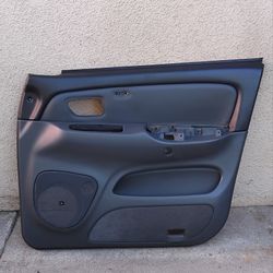 Passenger side grey door panel for 01-06 toyota sequoia and 04-06 tundra double cab
