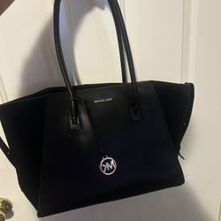 Michael kors Avrill extra-large leather and suede tote bag