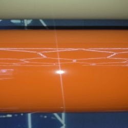 Bright Orange Vinyl Wrap Roll