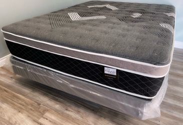 Full oasis thermal comfort Europillow top 12inch Matres Andboxspring
