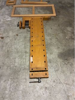 Vintage Lervad (Denmark) Carpenter’s Woodworking Bench Workbench Very Solid!