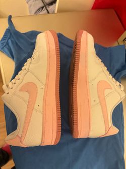 Size 8 w Nike Air Force 1 Low White Pink Sneakers