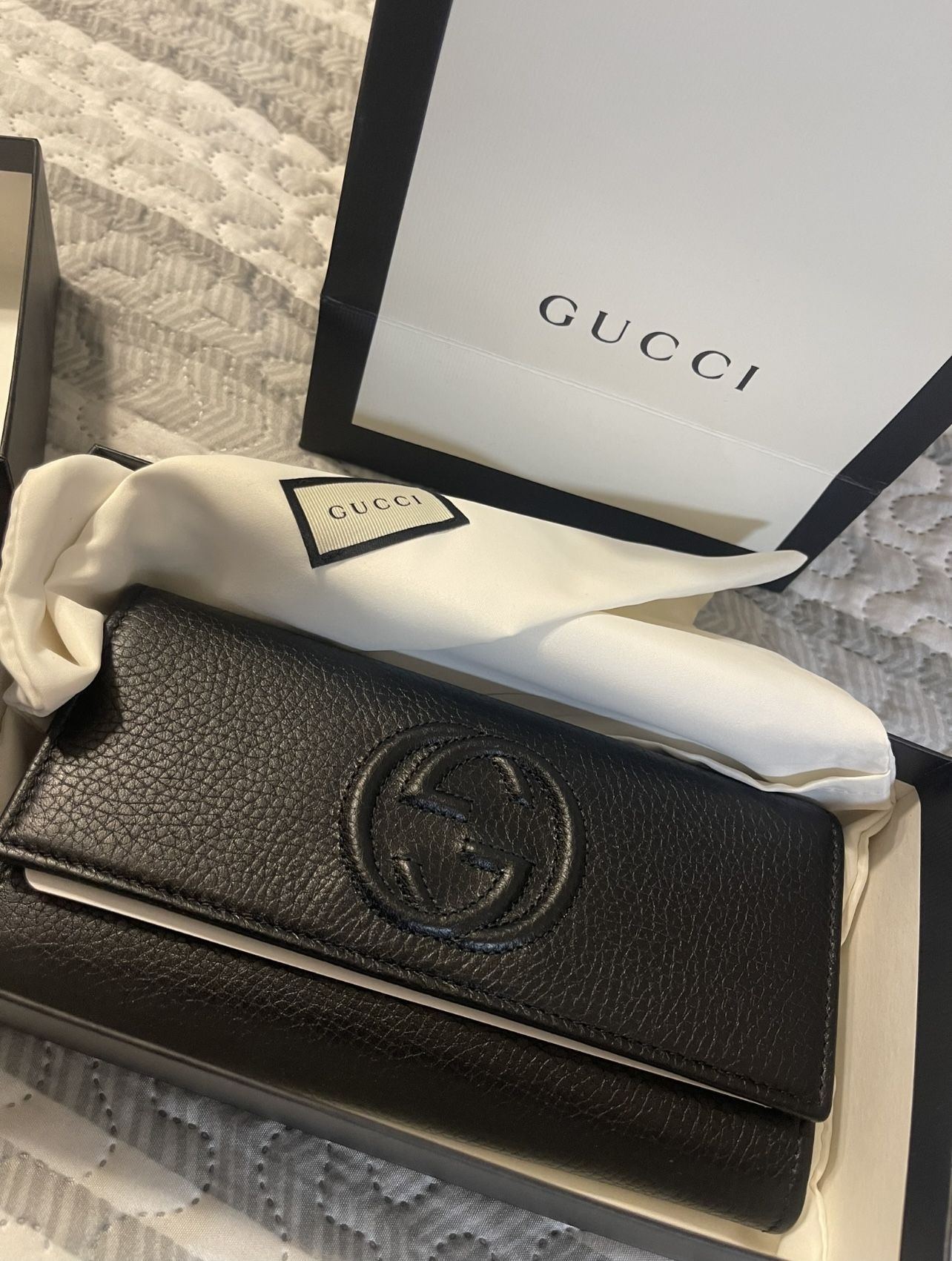 Gucci Black Wallet 