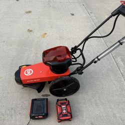 LIKE NEW DR TRIMMER PULSE 62VSP 62V BATTERY TRIMMER MOWER ONLY $600 RETAILS $1110