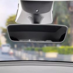 Tesla Model 3 (2016-2023) Model Y (2019-2024) Gray Silicone Rearview Mirror Frame Protector