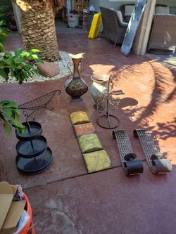 Decorative Home Decor Lot – Vases, Candle Holders & More