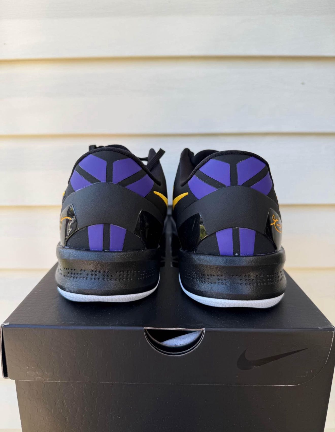 Nike Kobe 8 Protro Lakers Away Black Gold Size 11.5 Men