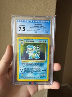 Blastoise cgc 7.5  Pokémon (1999) Base Set - Unlimited - 2/102 Holo