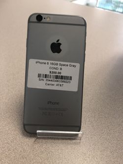 SPACE GRAY IPHONE 6 WITH 16GB! (AT&T,CRICKET,NET10,H2O,STARIGHT TALK,TracFone)