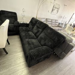 3pcs Sofá set A Reclinable✨