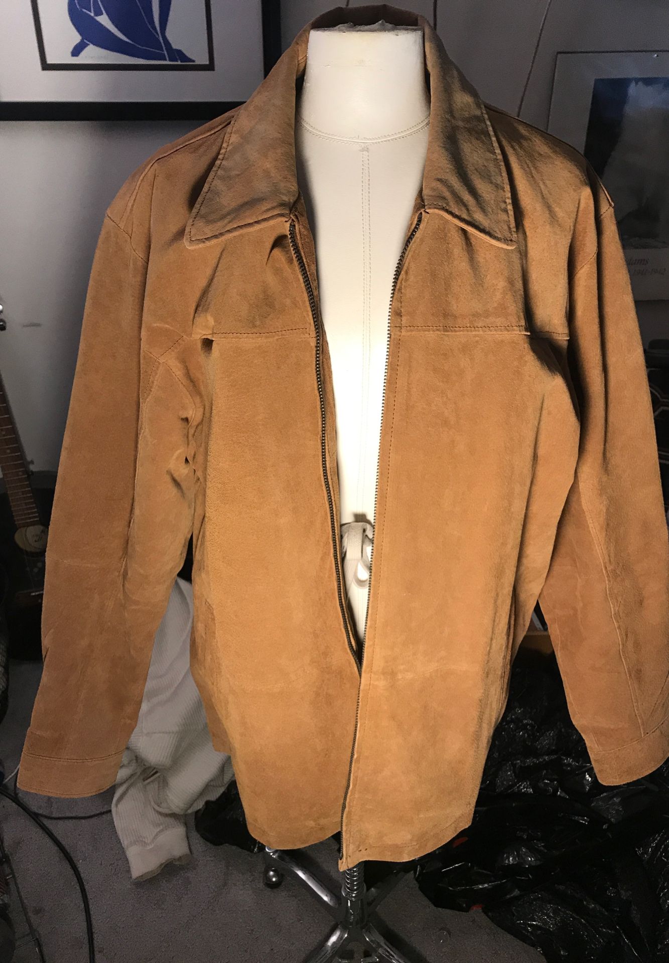 🔥🔥men’s large suede coat🔥🔥