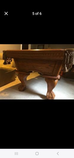 POOL TABLE 7 FOOT LEAGUE SIZE free Delivery & Setup PAID 5k Extras