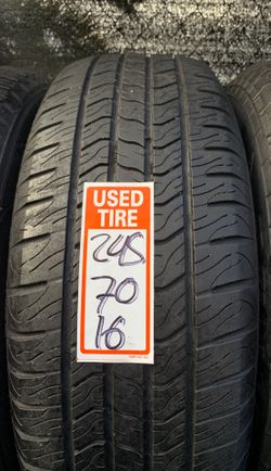 Tires 245/70/16
