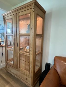 Glass Display cabinet set
