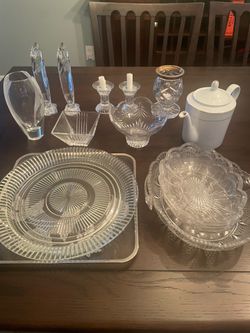 Assorted Glass And Crystal…only $6 each