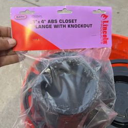 Flange Toilet With Knockout
