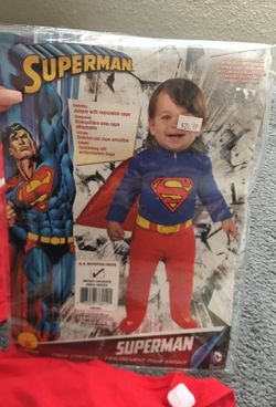 Superman costume 0-6 months