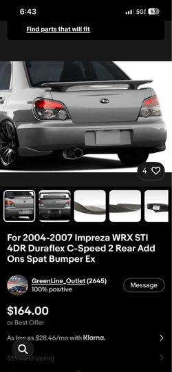 04-07 Impreza rear spats