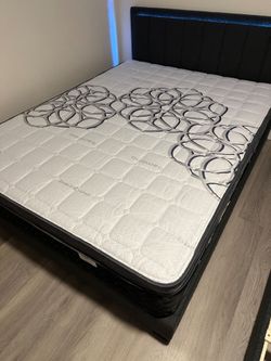 Full size Mattress Pillow top new bedframe not included sold separately