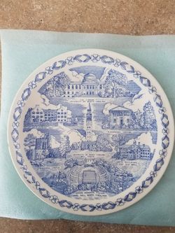 Collectors Plate University Of NC, Made Expressly For Danziger By Vernon Kilns, Made In USA
