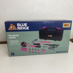 Blue Ridge Tools 40pc Household Tool Pink
