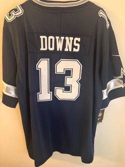 Caleb Downs #13 Dallas Cowboys Navy Blue Jersey – Large