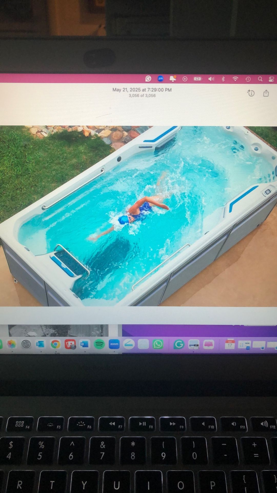 Endless pool Swim Spa