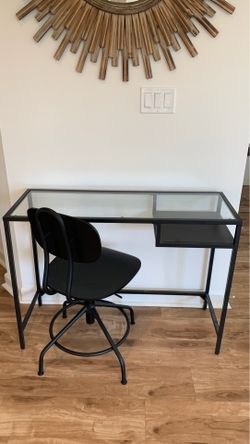 Desk and chair